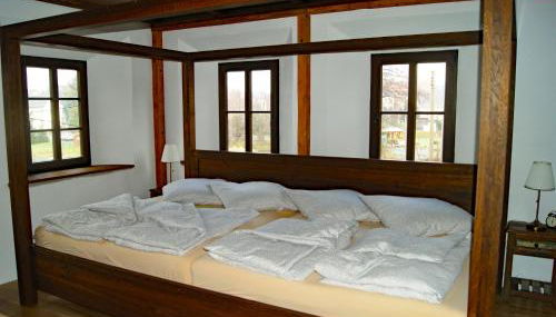 Ferienwohnung LATERNENSTUBE mit Familienbett - 8 Pers - Rittergut Leppersdorf vor Radeberg bei Dresden - Foto 3