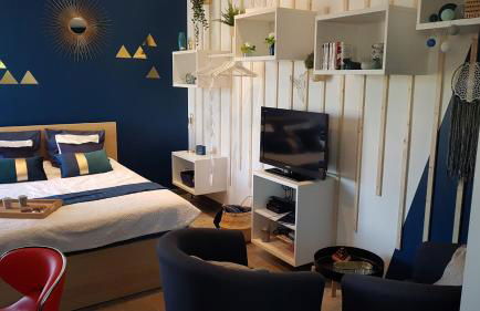 Studio Bleu - Parc Astérix - Mer de Sable - Villepinte - Aéroport CDG - Foto 28