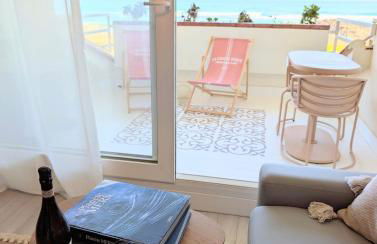 Studio Vue mer, Piscine, Wifi, Climatisation, Parking privé, Terrasse 1ère ligne - La Coulée Douce - Foto 11