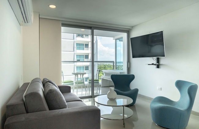 w Comfy 2BR w Ocean View and Pool in CTG - Foto 1