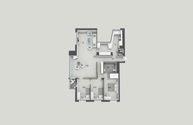 Spacious 3BR Apartment in Kaleva - Foto 25