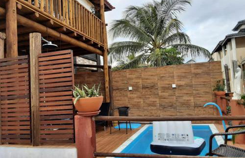 Chalé Beira-Mar com Piscina Privativa e Varanda em Barra do Jacuípe - Foto 32