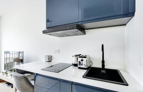 Nice Studio Boulevard Flandrin Rue de la pompe- BAIL MOBILITY - Foto 9