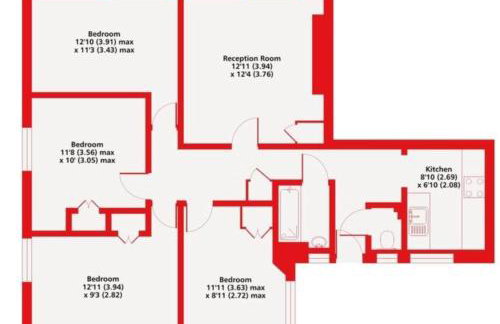 Cosy 4-Bedroom Apartment next to Borough - Foto 63