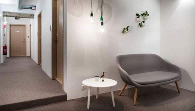 Zona de estar del vestíbulo