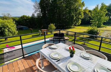 Les Mazades à 10 min de Périgueux avec piscine chauffée, meublé de tourisme classé 3 étoiles - Foto 6