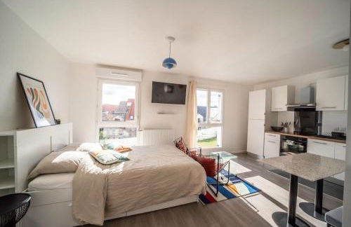 Suite POP 92 proche gare, stade de France, Parking - Foto 1