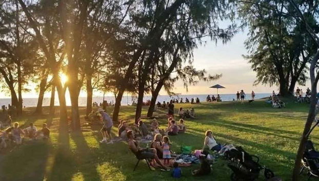 Enjoy views of the sea