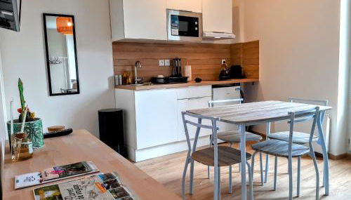 Appartement tout équipé - face à la gare - Wifi rapide - Idéal pro & courts séjours - Foto 2, stove, toaster