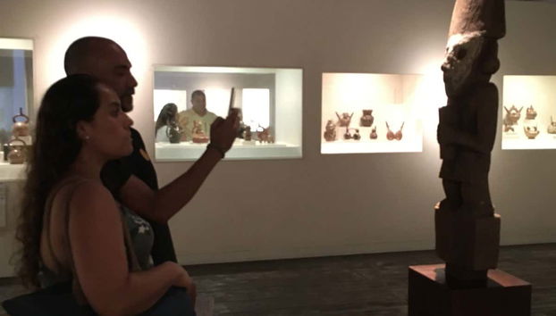 In visita al Museo Larco