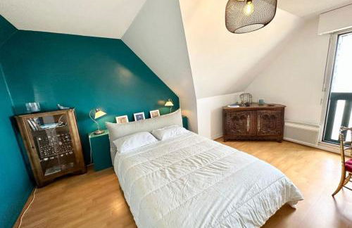 T3 Duplex Vue mer 180 sur le port de Lomener - Foto 20