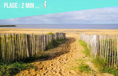 La Dune - 100m plage - Parking - Terrasse & BBQ - Foto 28