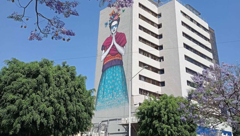 Mural of Frida Kahlo