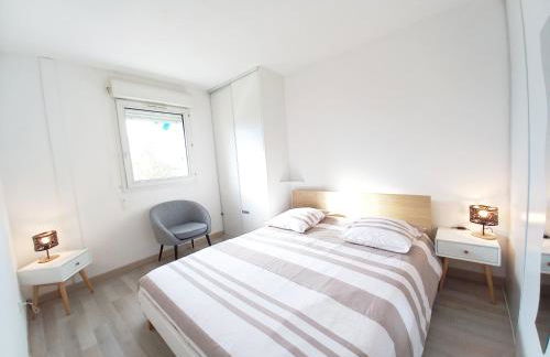 500m de la Mer- 4pers-Piscine-Parking-WiFi- Clim - Foto 12