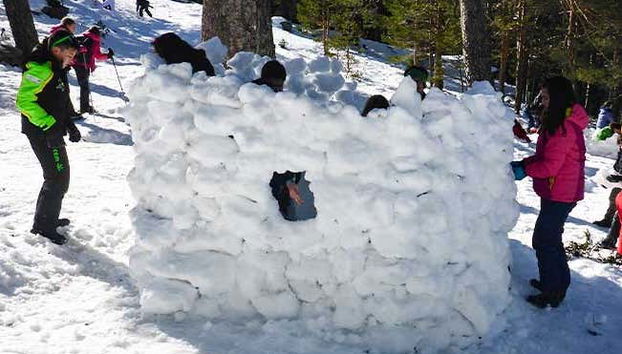 Iglù nella Sierra de Guadarrama