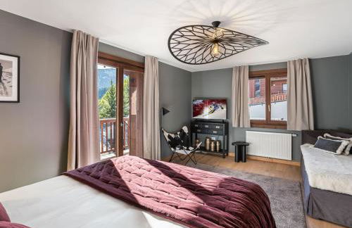 Chalet mitoyen exceptionnel à Courchevel 1650, 4 chambres en suite, animaux admis - FR-1-563-137 - Foto 10