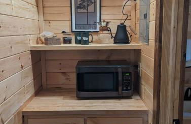 Cabin #6 with hot tub deck and sunset view at Loblolly Pines - Foto 18