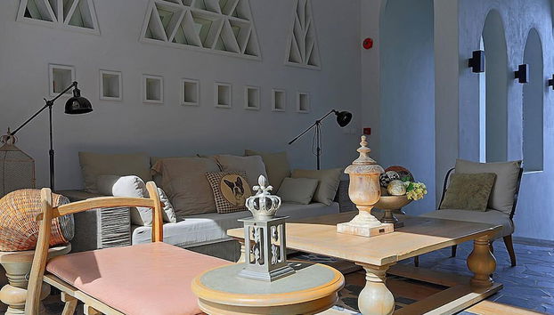 Zona de estar del vestíbulo