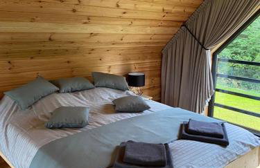 Przystanek Kistówko komfortowe domki z jacuzzi, staw wędkarski, kominek, las, przestrzeń - Foto 12