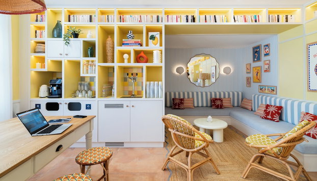 Hôtel Soléo Prado - Foto 3, Zona de estar del vestíbulo