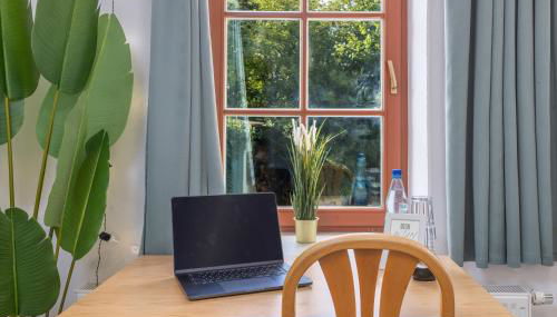 Ruhiges Zimmer mit Gartenblick & Schreibtisch - Foto 4