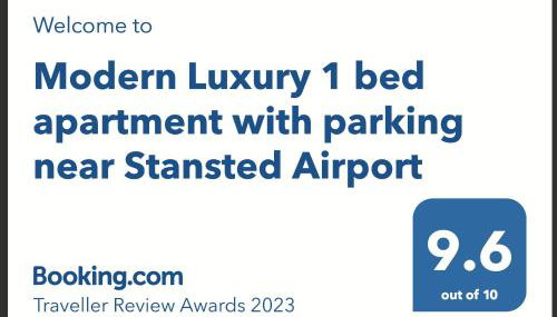 Modern Luxury 1 bed apartment with parking near Stansted Airport - Foto 3