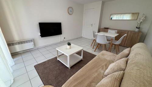 T2 lumineux 4 pers, pisc,plag 2min, park priv,wifi - Foto 5