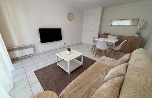 T2 lumineux 4 pers, pisc,plag 2min, park priv,wifi - Foto 5