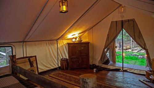 Rustic Safari Tent for a Unique Glamping Experience near Gore Mountain, New York - Foto 4