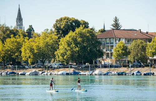 seeglueck SEEBLAU - Moderne Maisonette-Wohnung mit Balkon und Parkplatz in Seenähe in Konstanz-Dingels-Dorf - Foto 36