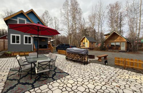 Talkeetna Log Cabin with Hot Tub Unit 2 - Foto 27