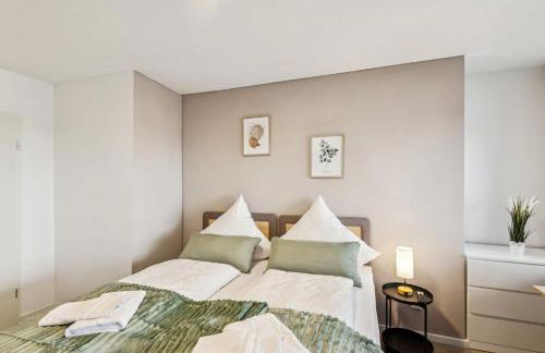 Skyview Apartment mit Balkon & Parkplatz - Foto 16