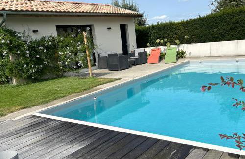 Studio vue piscine au calme près des vignes - Foto 8