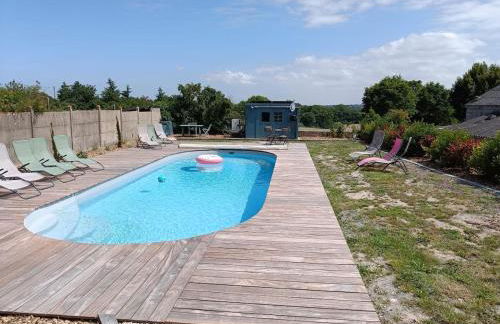 Petite maison bretonne 2 personnes accès piscine - Foto 7