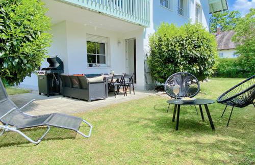 Snug Stays 1 I 3-Zimmer Design Apartment am See mit Garten I Home Office I Highspeed Wifi - Foto 8