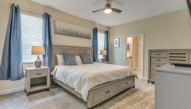 1233chd - The Retreat At Championsgate 9 Bedroom Home by RedAwning - Foto 4, Habitación