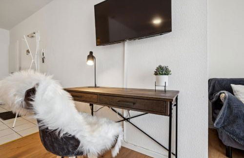 Gelbe Koffer - Family & Business 2 SZ Apartment in Neunkirchen - Self-Check-in - Balkon - Parkplatz - bis 5 Pers - Foto 14