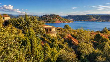 Studio 22 m2, terrasse vue lac, dans propriété face au Lac du Salagou - Foto 1