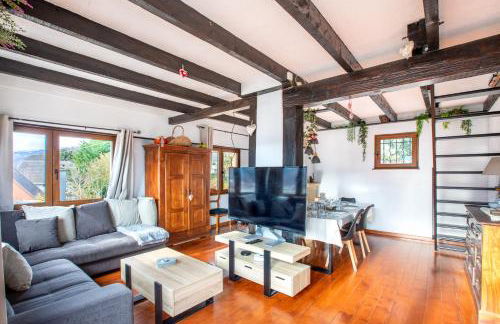 Le Chalet Panoramique Jaccuzi Parking Vue Montagne - Foto 43