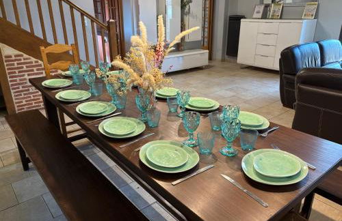 Nouveauté 2026 piscine chauffée - Le gîte de SoleilMapou pour 12 personnes en Normandie près de Fécamp et d'Etretat, idéal grandes tribus, vous pouvez me contacter sur Les gîtes de SoleilMapou - Foto 2