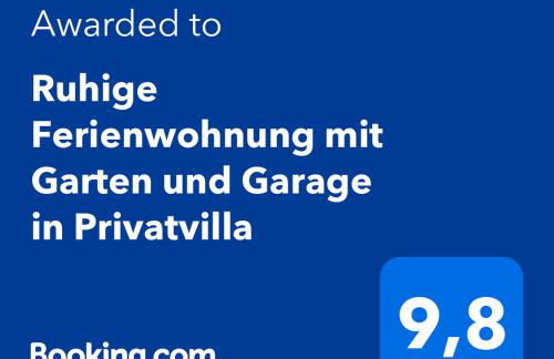 Ruhige Ferienwohnung mit Garten und Garage in Privatvilla - Foto 5