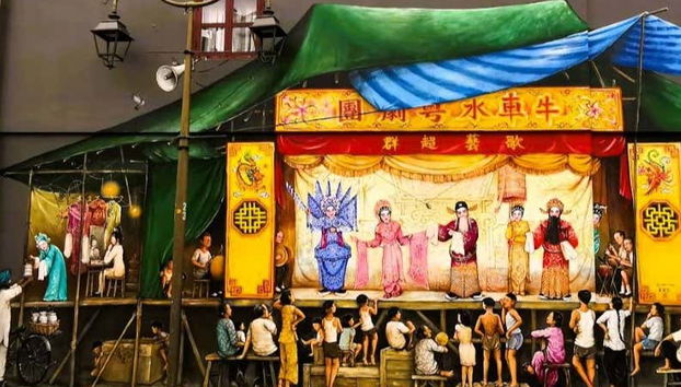 Art de rue à Chinatown, Singapour