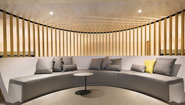 Zona de estar del vestíbulo