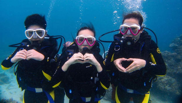 Un bon moment passé pendant l'immersion