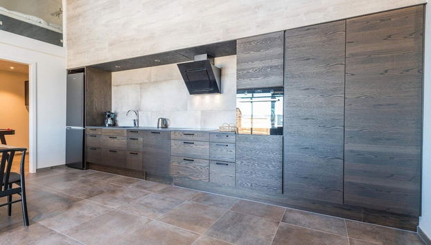 6 Person Holiday Home in Hvide Sande - Foto 5, Cocina privada