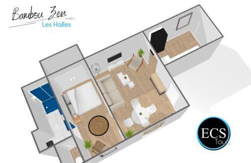 "Bambou Zen" - 5 couchages - Vieux Tours - Foto 4