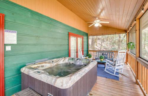 Secluded Cherry Log Cabin with Hot Tub and Swings! - Photo 28