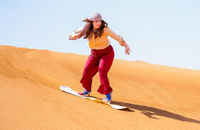 Dubai: Quad Bike, Dune Buggy, and Sandboarding Experience - Photo 3