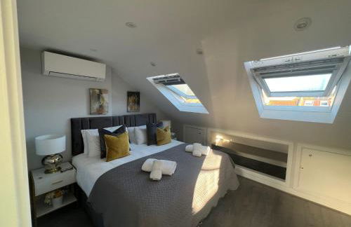 Aisiki Apartments at Stanhope Road, North Finchley, Airconditioned Multiple 2 or 3-Bedroom, Pet Friendly Duplex Flats, King or Twin Beds with Free WiFi - Foto 64