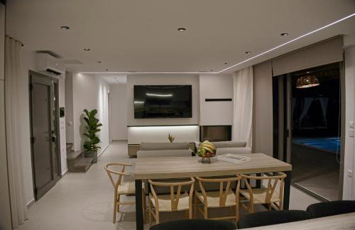 Villa Mourelo luxury villa in chania with private pool jacuzzi - Foto 42